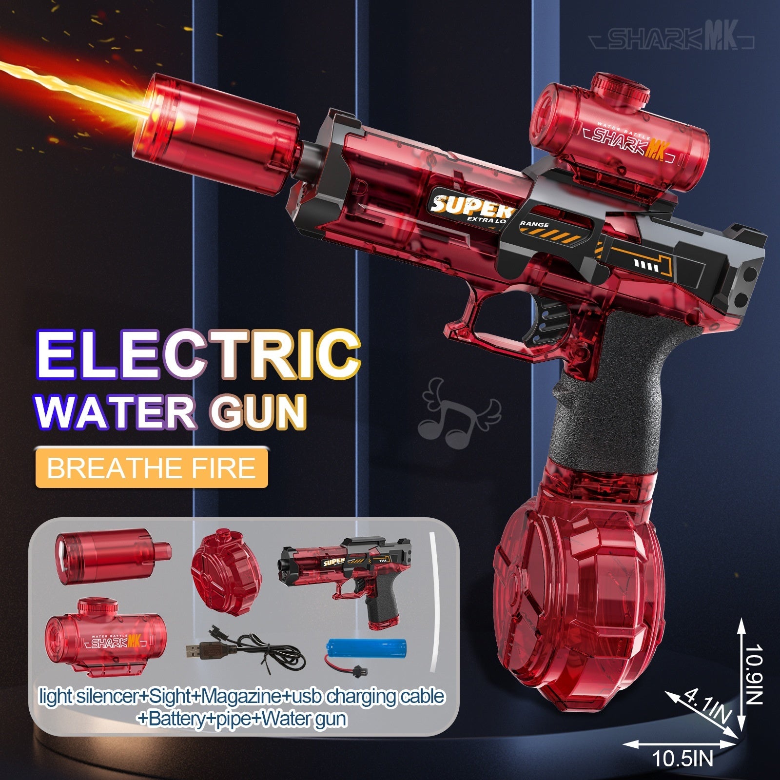 ToyWaters™ LED Lights Electric Water Toys