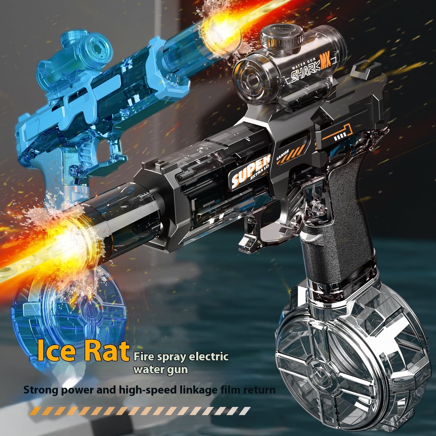 ToyWaters™ LED Lights Electric Water Toys